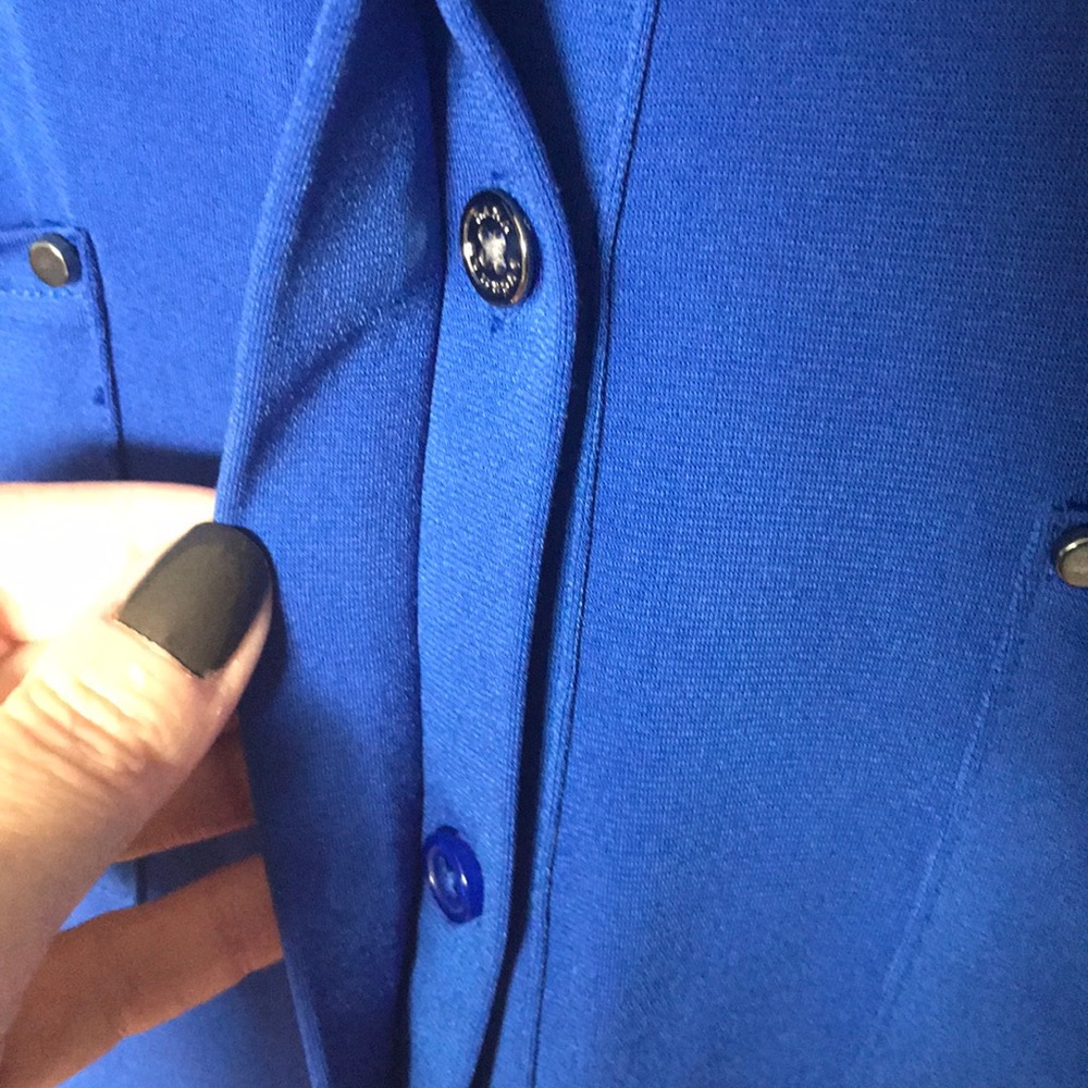 Blue Button Top - image 4